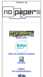 Mobile Screenshot of nopapers.nl